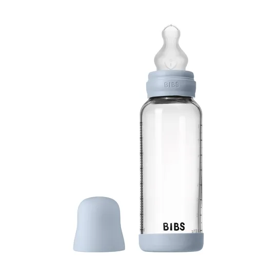BIBS Fles - Medium Flow - 240 ml - Silicone/Glas