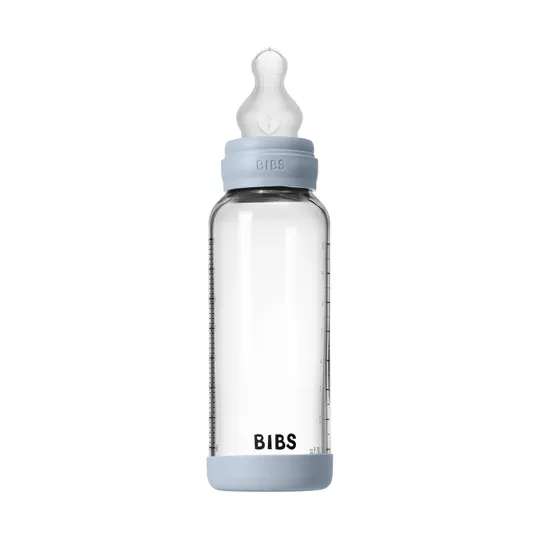 BIBS Fles - Medium Flow - 240 ml - Silicone/Glas