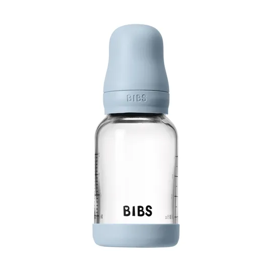 BIBS Fles - Slow Flow - 120 ml - Glas/Latex
