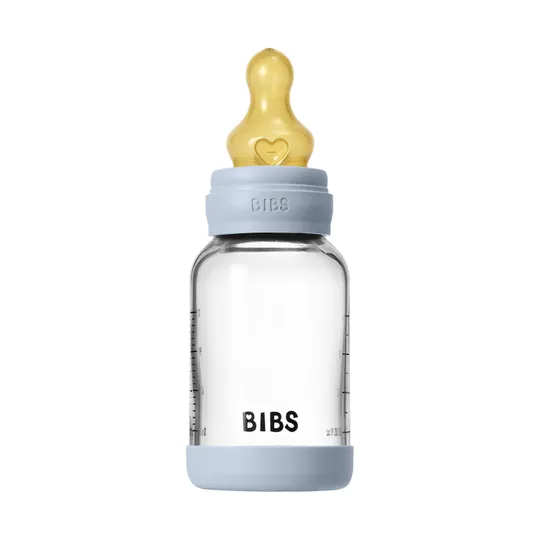 BIBS Fles - Slow Flow - 120 ml - Glas/Latex