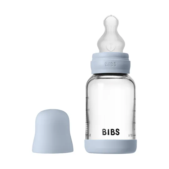 BIBS Fles - Slow Flow - 120 ml - Silicone/Glas