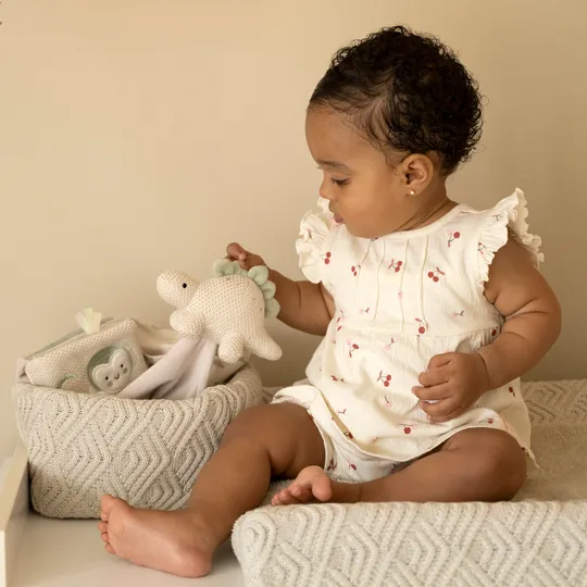 Baby's only Speendoekje Animals laurel green/warm linen BO-815.036.062.50