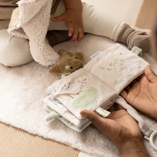 Baby’s Only Buggyboekje – Animals – Laurel Green/Warm Linen