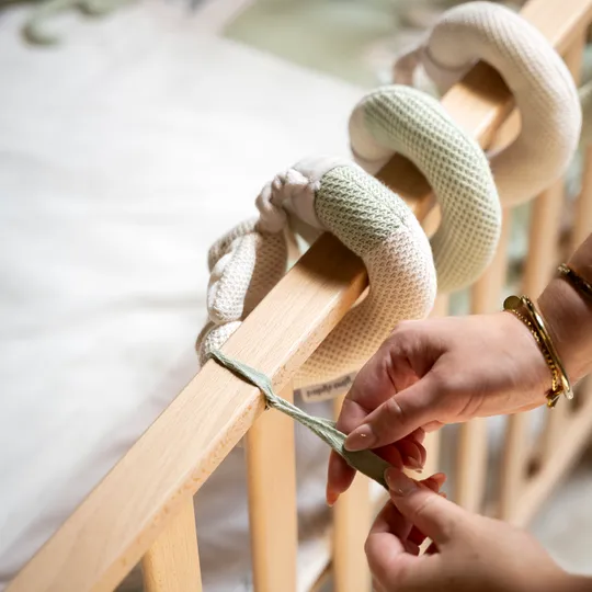 Baby’s Only Boxspiraal - Animals - Laurel Green/Warm Linen