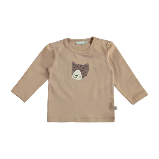 Babylook Cheetah T-Shirt - Maat 62 - Warm Taupe