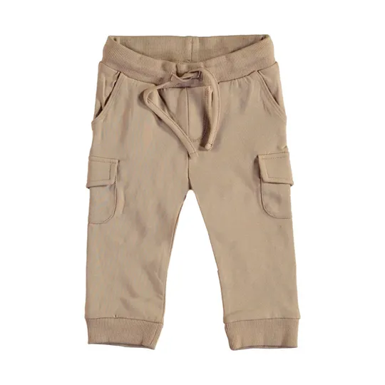 Babylook Pockets Broek - Maat 68 - Warm Taupe 
