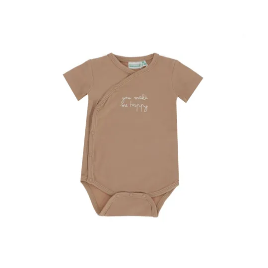 Babylook Romper Overslag Korte Mouw