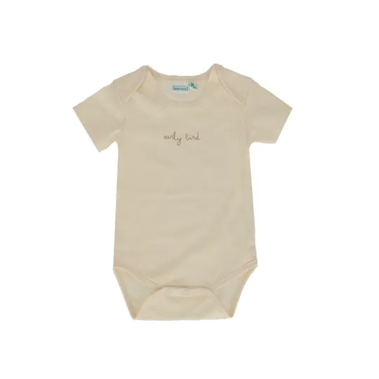 Babylook Romper Korte Mouw - Maat 62 - Buttercream