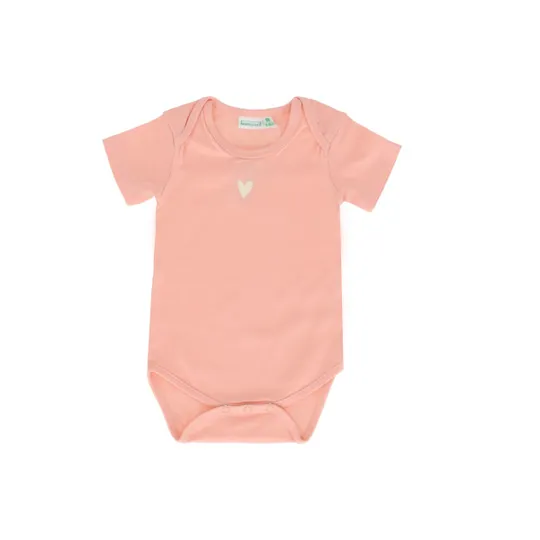 Babylook Romper Korte Mouw - Maat 56 - Peach Bud 