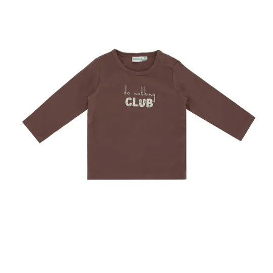 Babylook T-Shirt Do Nothing - Maat 50 - Deep Taupe