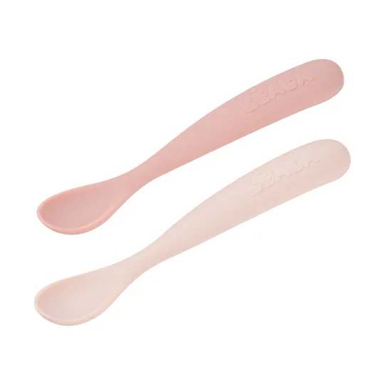 Béaba Set van 2 siliconenlepels 1ste leeftijd