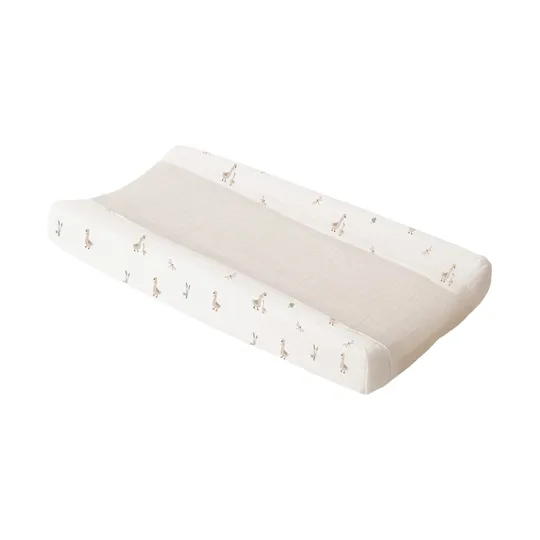 Bébé-Jou Dear Goose Aankleedkussenhoes - Muslin