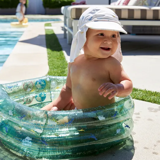 Swim Essentials Baby Zwembad - Blauw Groen - Dino - Ø60 cm