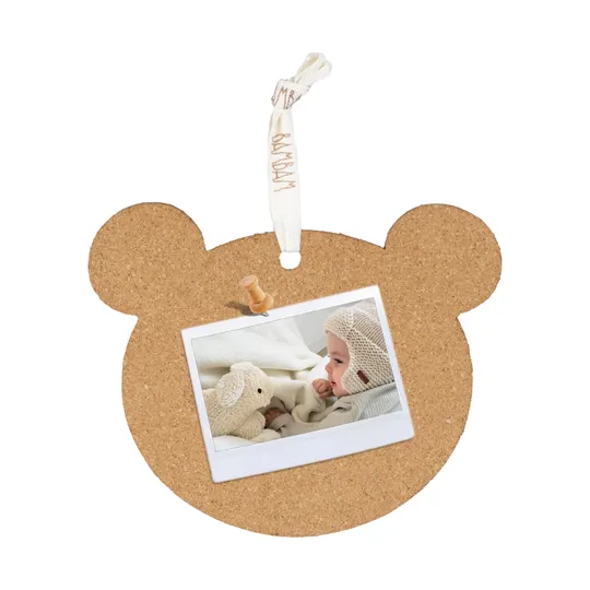 BamBam Cork Bear Pin Board Including 5 Pins