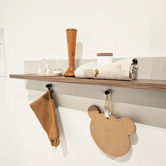 BamBam Cork Bear Pin Board Including 5 Pins