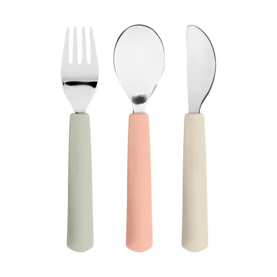 Lässig Bestek Met Siliconen Handvat Happy Fruits 