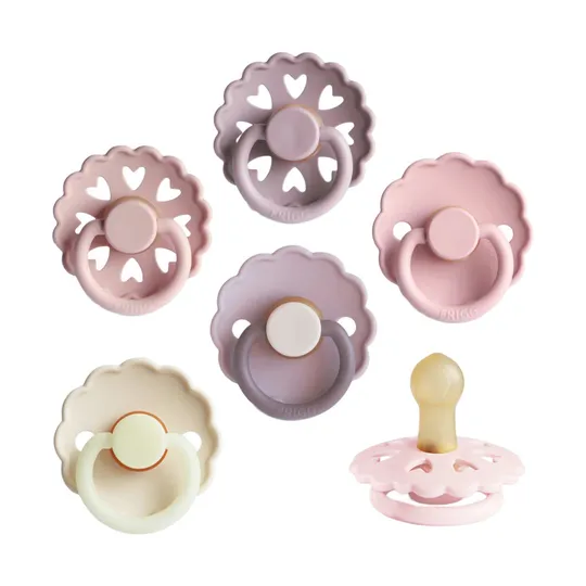 FRIGG Fopspenen - 6-Pack - Blooming Love - Latex