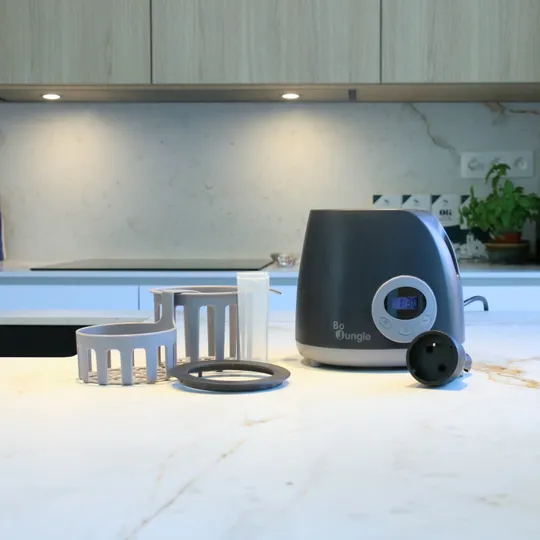 Bo Jungle Flesverwarmer Superfast 'Car & Home' Shady Grey