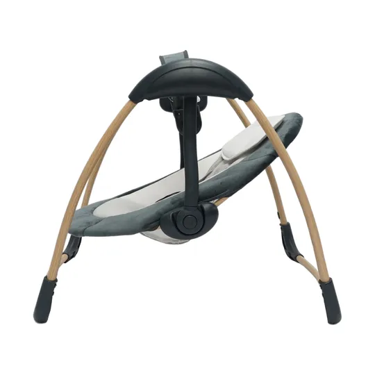 Bo Jungle Dolphy Wood Portable Swing - Shady Grey