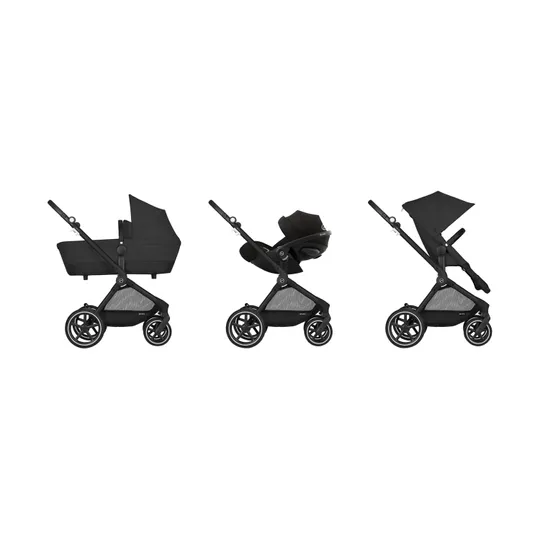 Cybex EOS Basic One Box Kinderwagen - Moon Black