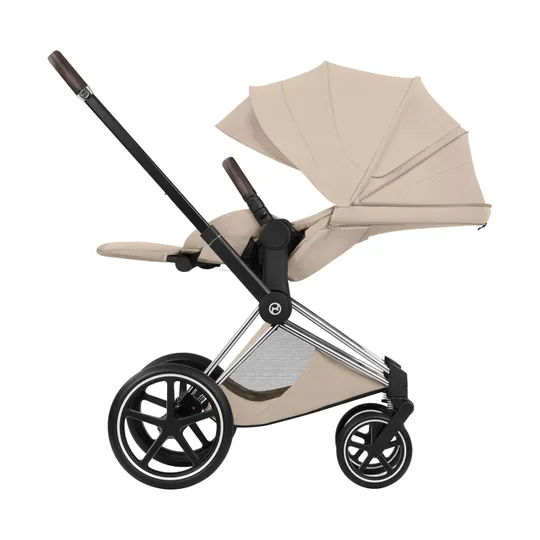 Cybex Priam 5 Style Kinderwagen 2-in-1 - Chrome Brown Frame