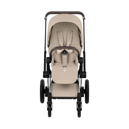 Cybex e-Priam 5 Style Kinderwagen 2-in-1 - Chrome Brown Frame