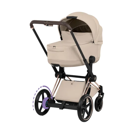 Cybex e-Priam 5 Style Kinderwagen 2-in-1 - Rosegold Frame