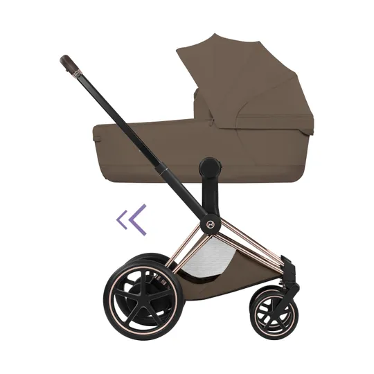 Cybex e-Priam 5 Style Kinderwagen 2-in-1 - Rosegold Frame