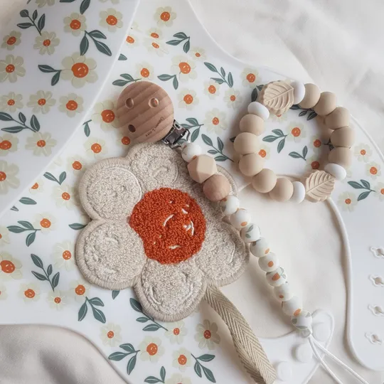 Chewies & More Flower Speendoekje - White 