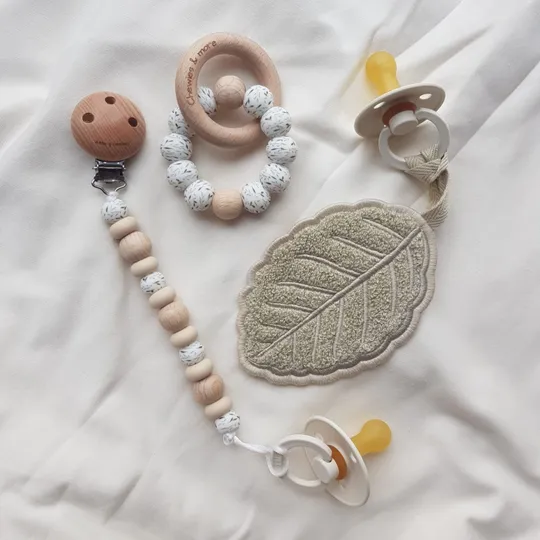 Chewies & More Leaf Speendoekje - Green 