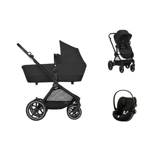 Cybex EOS Basic One Box Kinderwagen - Moon Black