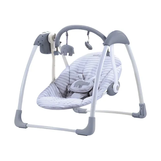 Asalvo Babyswing - Daddy Hippo - Grey