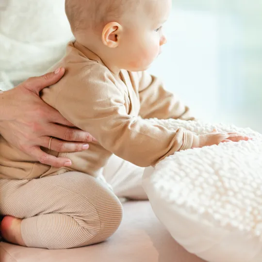 DAY Broekje - Gestreept - Mocha