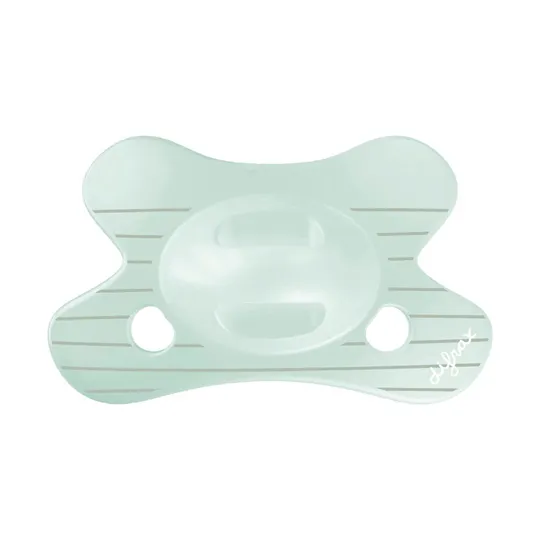 Difrax Natural Fopspeen - 0-6 Mnd - Stripy Mint