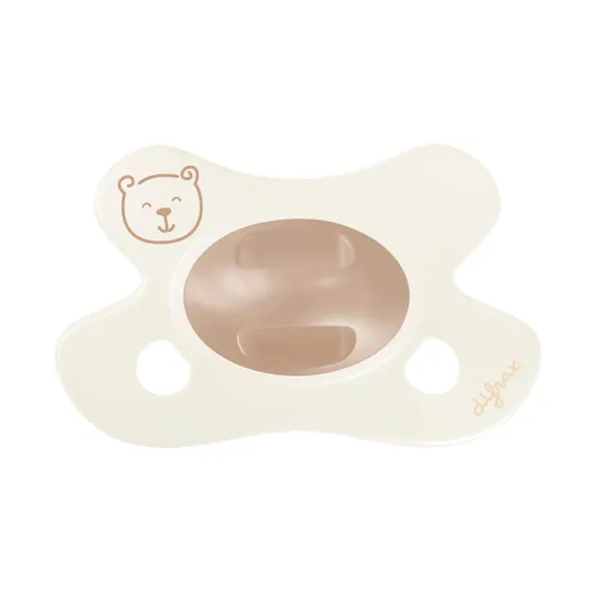 Difrax Natural Fopspeen - Newborn - Little Brown Bear