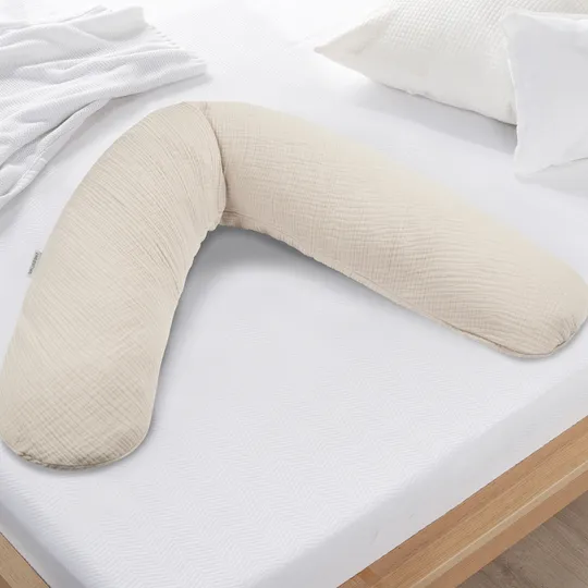 Theraline Voedingskussen Dodo Met Hoes - Muslin - 170 x 34 cm