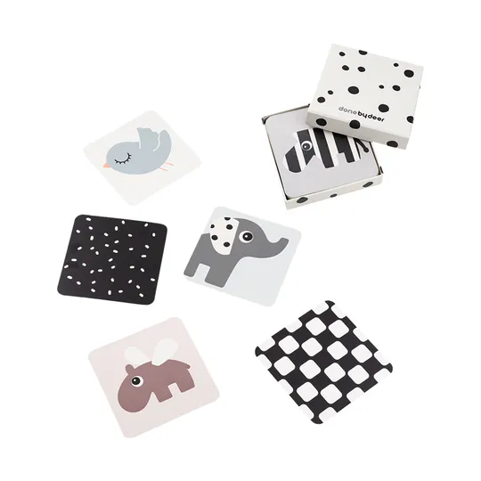 Done by Deer Baby Contrast Kaarten – 10-pack –  Multicolor