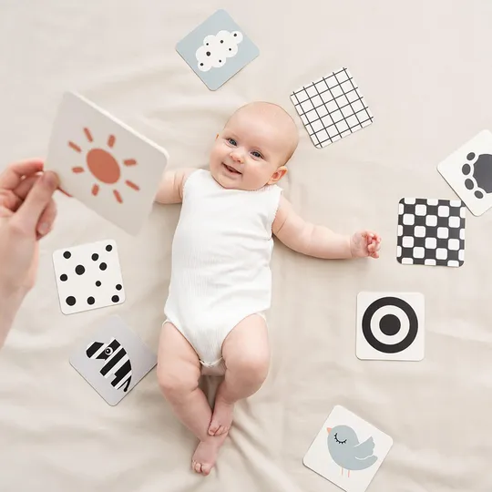 Done by Deer Baby Contrast Kaarten – 10-pack –  Multicolor