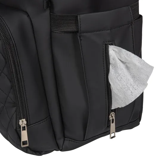 Dooky Diaper Backpack 2-in-1 - Black