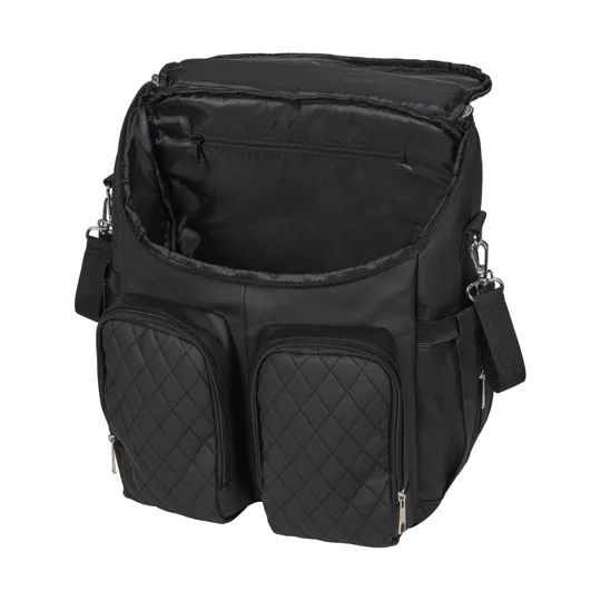 Dooky Diaper Backpack 2-in-1 - Black