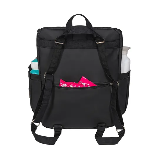 Dooky Diaper Backpack 2-in-1 - Black
