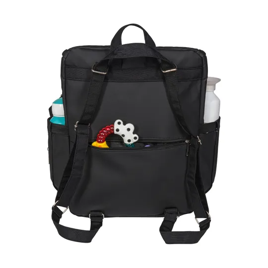 Dooky Diaper Backpack 2-in-1 - Black