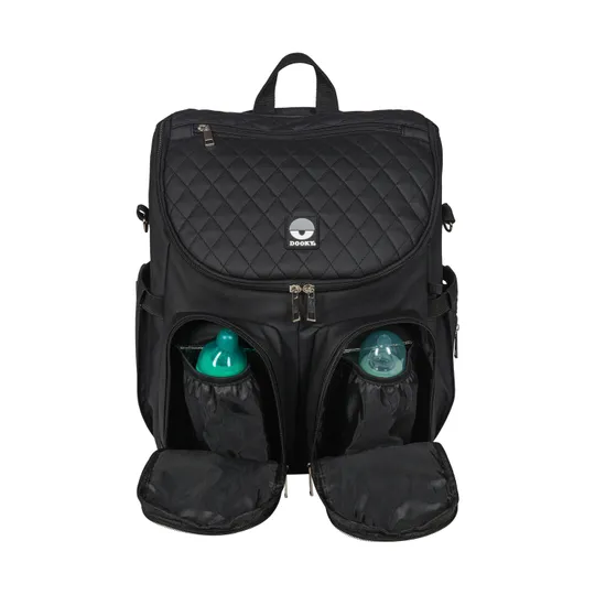 Dooky Diaper Backpack 2-in-1 - Black