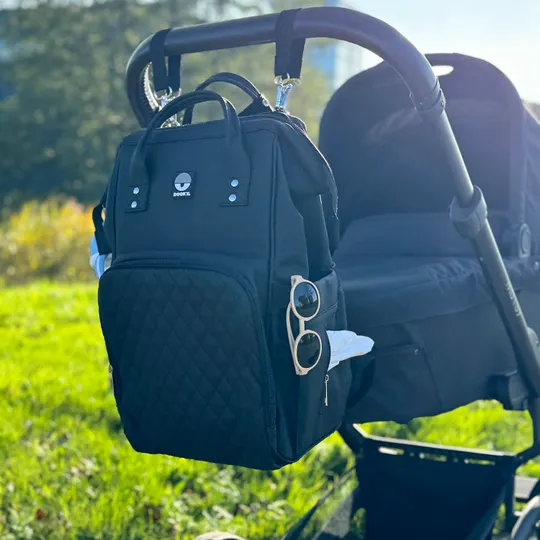 Dooky Diaper Backpack Large - Black