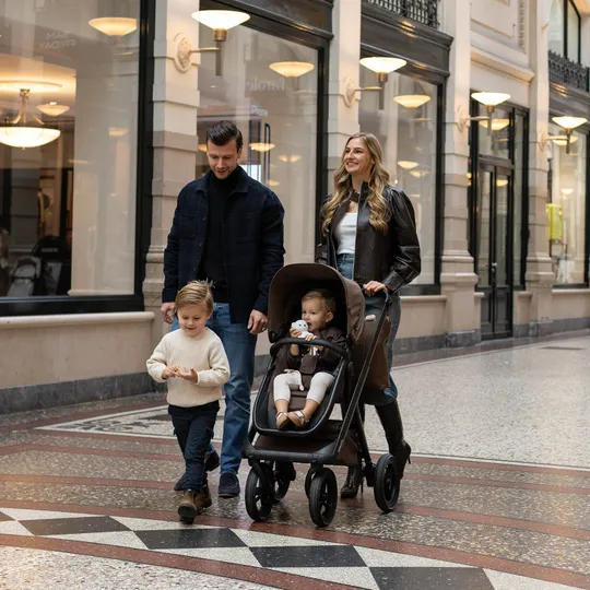 Dubatti One E6 Kinderwagen 2-in-1 - Dark Brown