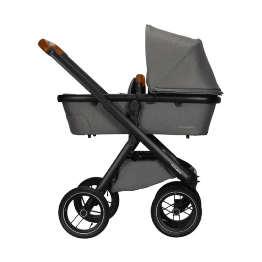 Dubatti One E5 Kinderwagen 2-in-1 Frame Black/Cognac
