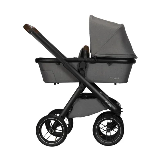 Dubatti One E5 Kinderwagen 2-in-1 Frame Black/Dark Brown
