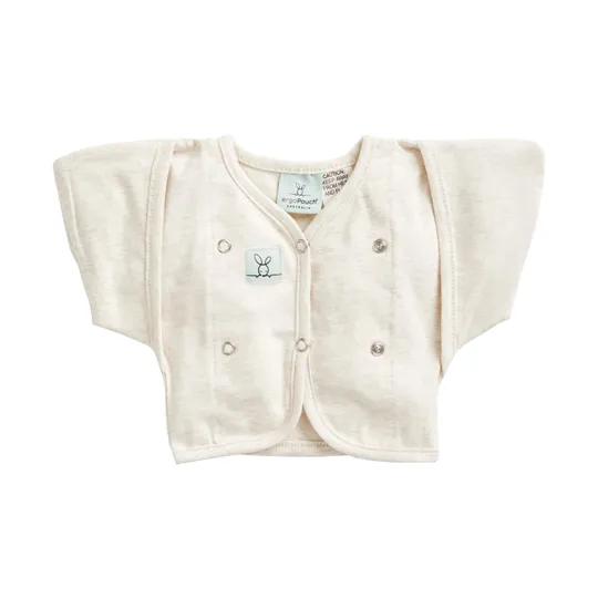 Ergopouch Cocoon Butterfly Cardi Oatmeal Marle 0-3mnd