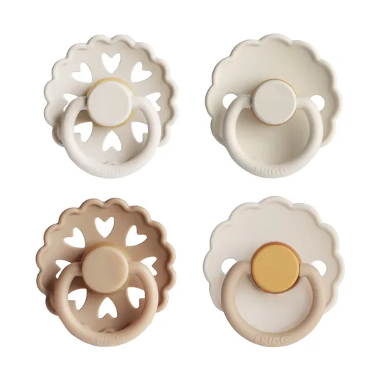 FRIGG Fopspenen - 4-Pack - Snowflake Dream - Latex - 0-6 Mnd