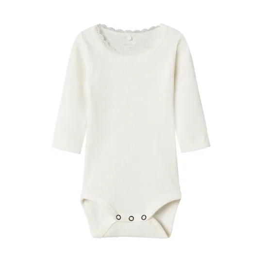 Name It Kab Lace Romper - Maat 74 - Cloud Dancer